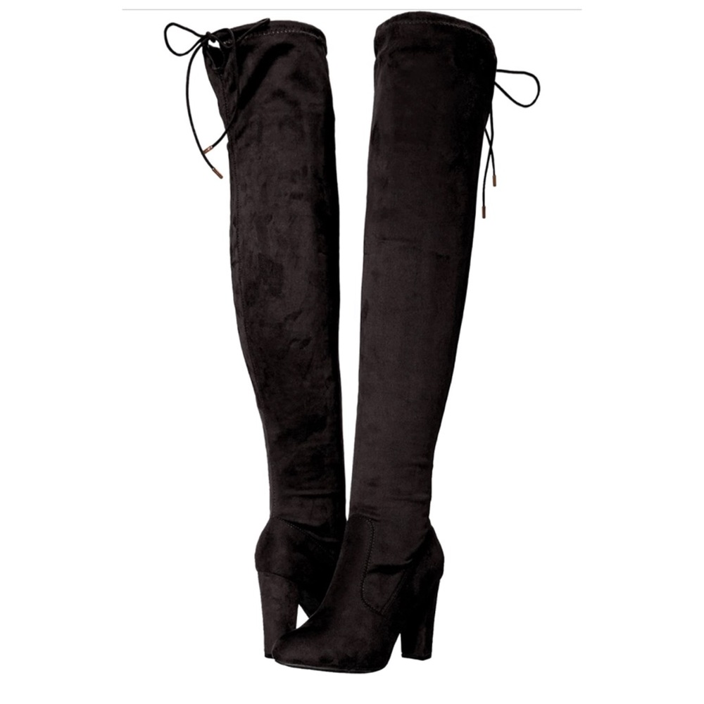 Brinley Co Women's Milan Over The Knee Boot 11w 11 wide